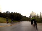 Riders in the rain